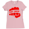 fight cancer Ladies Fitted T-Shirt