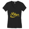 pika cola Women's V-Neck T-Shirt