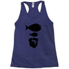 big fish little fish cardboard box   music t shirt Racerback Tank
