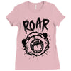 angry panda Ladies Fitted T-Shirt