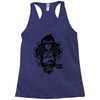 monkey brain out Racerback Tank