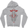 fullmetal stencil Zipper Hoodie