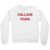 College Team Crewneck Sweatshirt