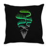 aurora borealis Throw Pillow