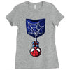 spider man pocket Ladies Fitted T-Shirt