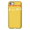 eat, sleep &amp; train triathlon sports, gym, athletic iPhone 8