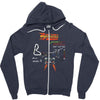 back to the future Zipper Hoodie