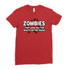 zombies love you, ideal birthday gift or present Ladies Fitted T-Shirt