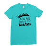 my lashes Ladies Fitted T-Shirt
