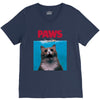 Jaws Parody Paws V-Neck Tee