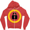 key low Zipper Hoodie