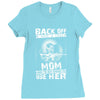 Back Of I Have A Crazy Mother And I am not Afraid To Use Her Ladies Fitted T-Shirt