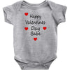 happy valenties day babe Baby Bodysuit