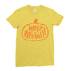happy halloween 4 Ladies Fitted T-Shirt