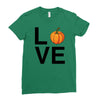 love pumpkin Ladies Fitted T-Shirt