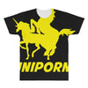 uniporn funny t unicorn comic porn horse myth ride canter animal All Over Men's T-shirt