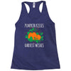 pumpkin kisses Racerback Tank