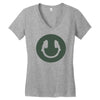 music smile Women's V-Neck T-Shirt