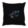 alien terror from deep space Throw Pillow