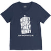 wibbly wobbly timey wimey talk whovian to me V-Neck Tee
