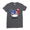 4th of July Ladies Fitted T-Shirt