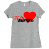 be my valentine 2 Ladies Fitted T-Shirt