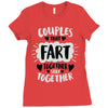 couples that fart together stay together Ladies Fitted T-Shirt