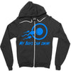 my boys can swim Zipper Hoodie
