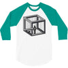 escher's jail 3/4 Sleeve Shirt