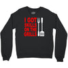 got skills on the grills apron Crewneck Sweatshirt