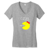 Mrs. Pacman Women's V-Neck T-Shirt