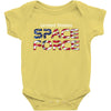 United States Space Force American Flag Baby Bodysuit