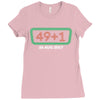 Conor Mcgregor 49+1 Ladies Fitted T-Shirt