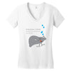 cloudy Women's V-Neck T-Shirt