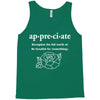 Appreciate Tank Top