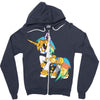 Robotic Baby Unicorn Zipper Hoodie