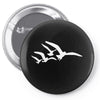 flying seagulls Pin-back button