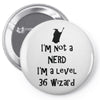 not a nerd (2) Pin-back button