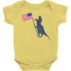 Patriotic T-Rex Baby Bodysuit