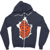halloween pumpkins burst Zipper Hoodie