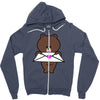 brown Zipper Hoodie