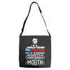 Donald trump The D Is Missing Adjustable Strap Totes
