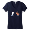 optimistic courtship Women's V-Neck T-Shirt