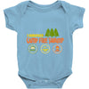 camp fire swamp Baby Onesie