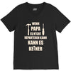 wenn papa wer dann V-Neck Tee