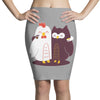 breakfast friends forever Pencil Skirts