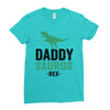 Daddysaurus Ladies Fitted T-Shirt
