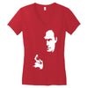 steven seagal   high quality Women's V-Neck T-Shirt