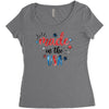 4th of July Women's Triblend Scoop T-shirt
