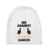 Me Against Uterine Cancer Baby Beanies